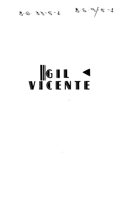 Gil Vicente. Revista mensal e literária