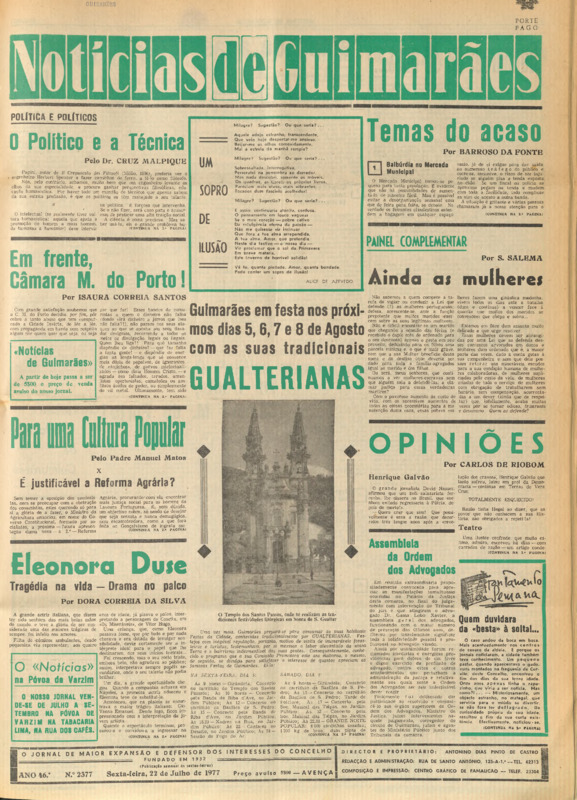 Notícias de Guimarães