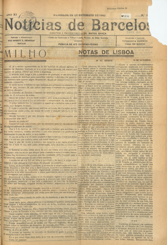 Notícias de Barcelos