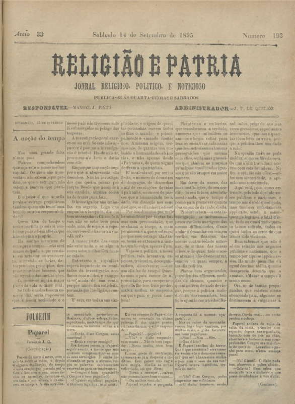 Religião e Pátria