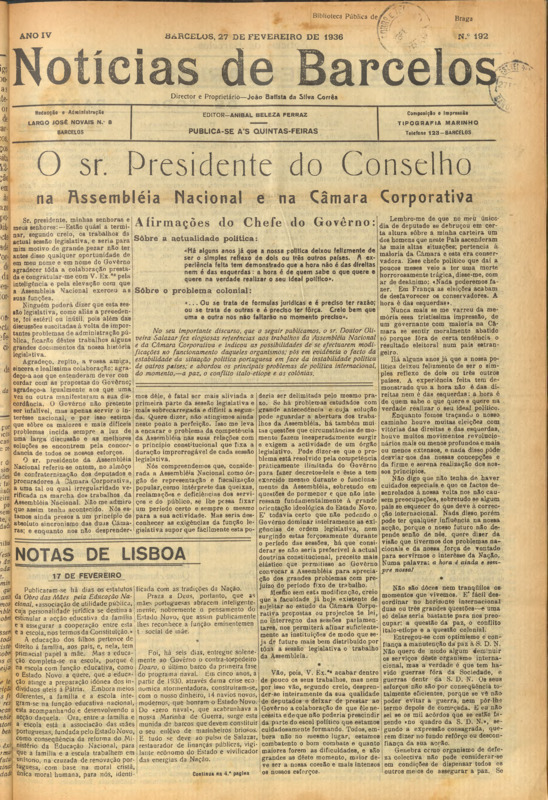 Notícias de Barcelos