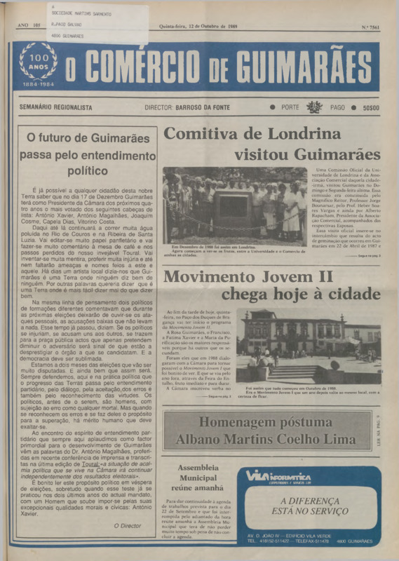 Comércio de Guimarães (O)