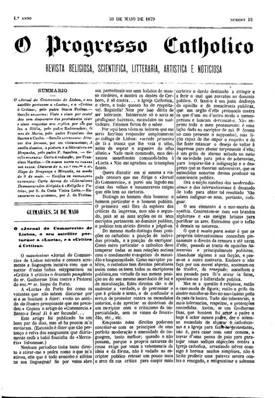 O Progresso Católico