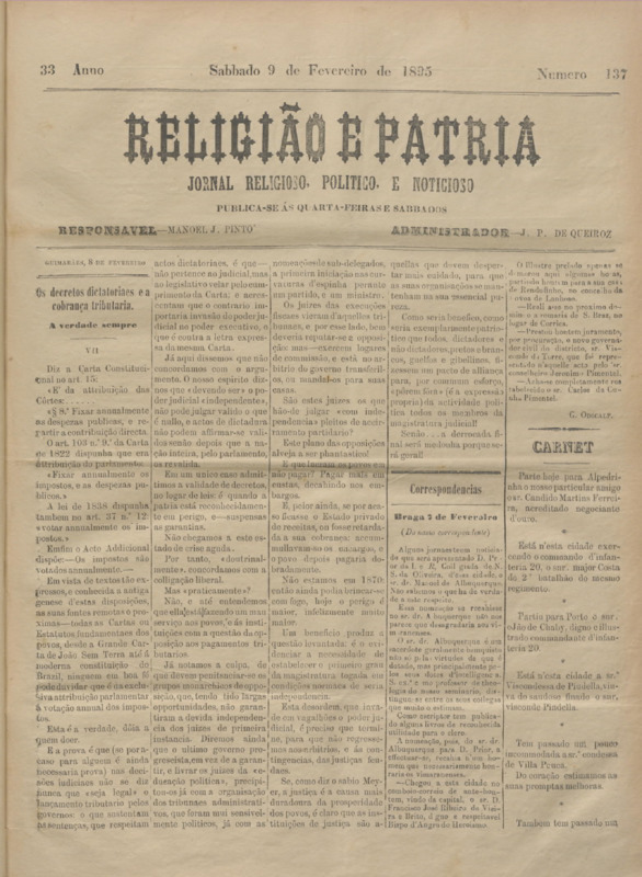 Religião e Pátria