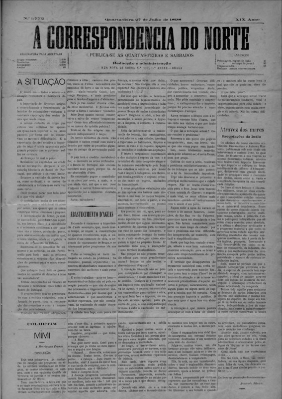 Correspndência do Norte (A)