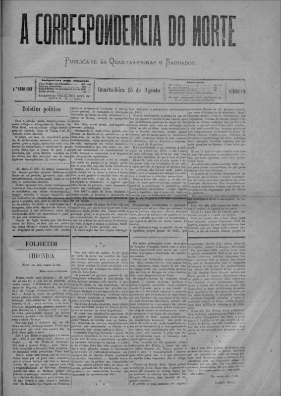 Correspndência do Norte (A)