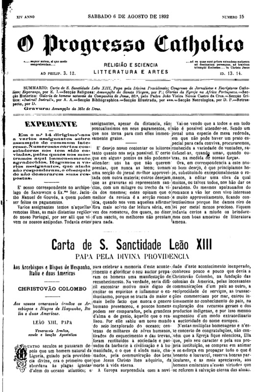 O Progresso Católico