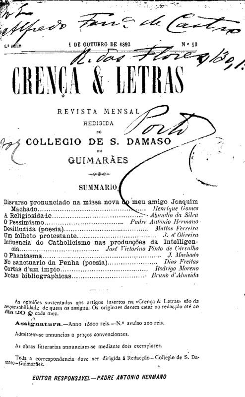 Crença e Letras