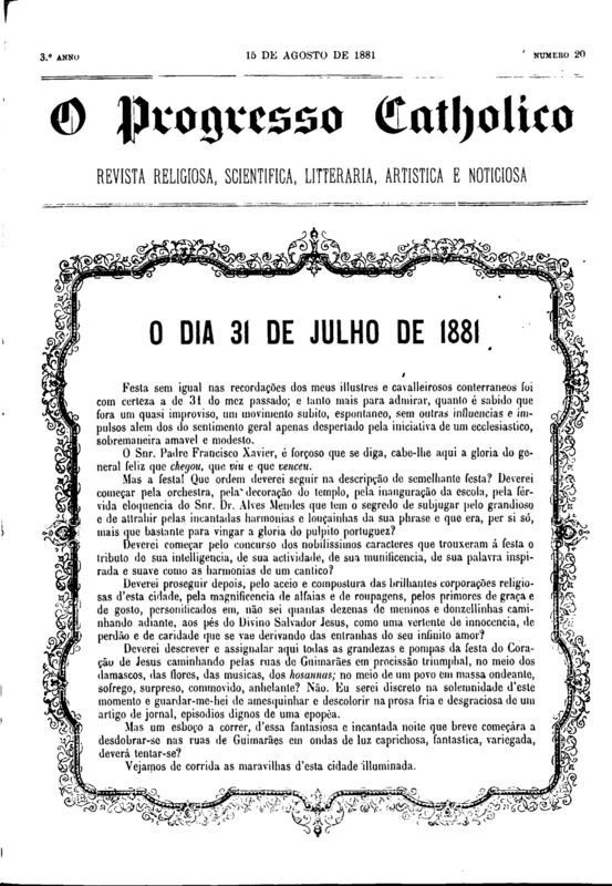 O Progresso Católico
